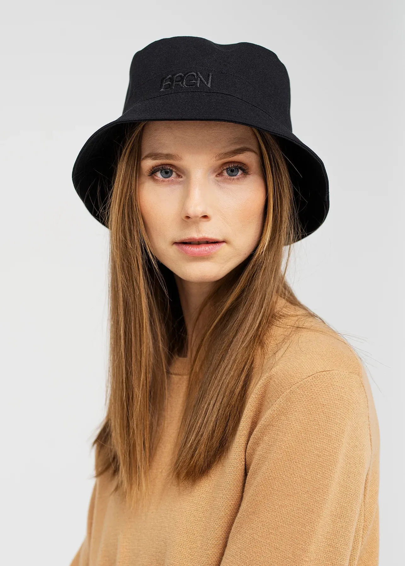 Stylish Black Bucket Hat