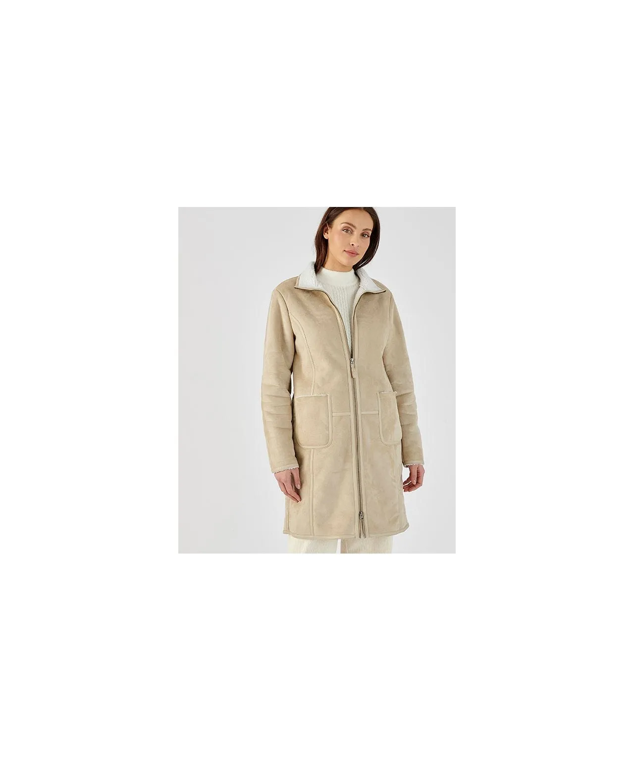 Coat Suedette