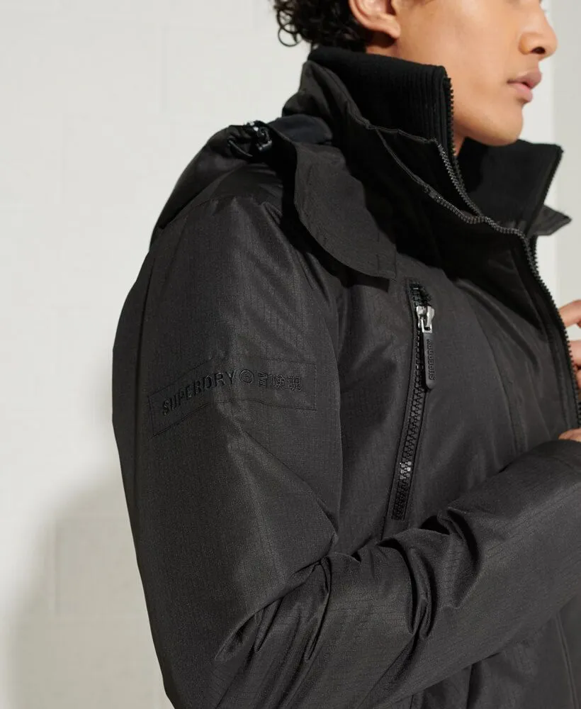 Superdry Black Wind Yachter Hooded Jacket