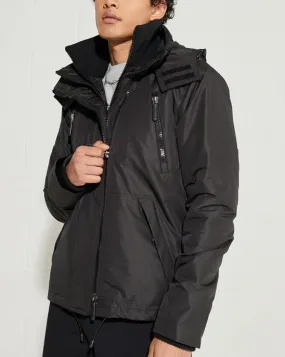 Superdry Black Wind Yachter Hooded Jacket