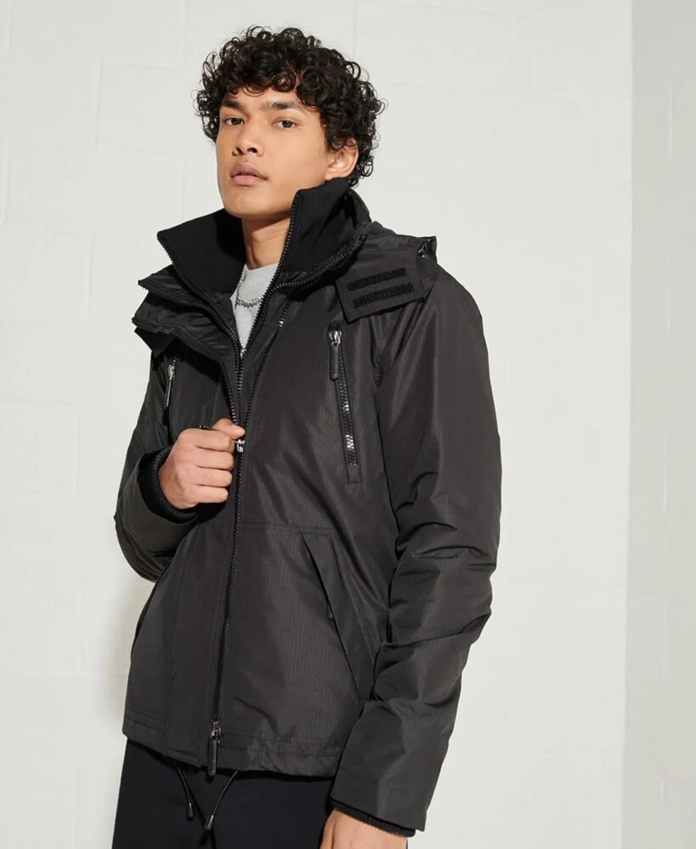 Superdry Black Wind Yachter Hooded Jacket