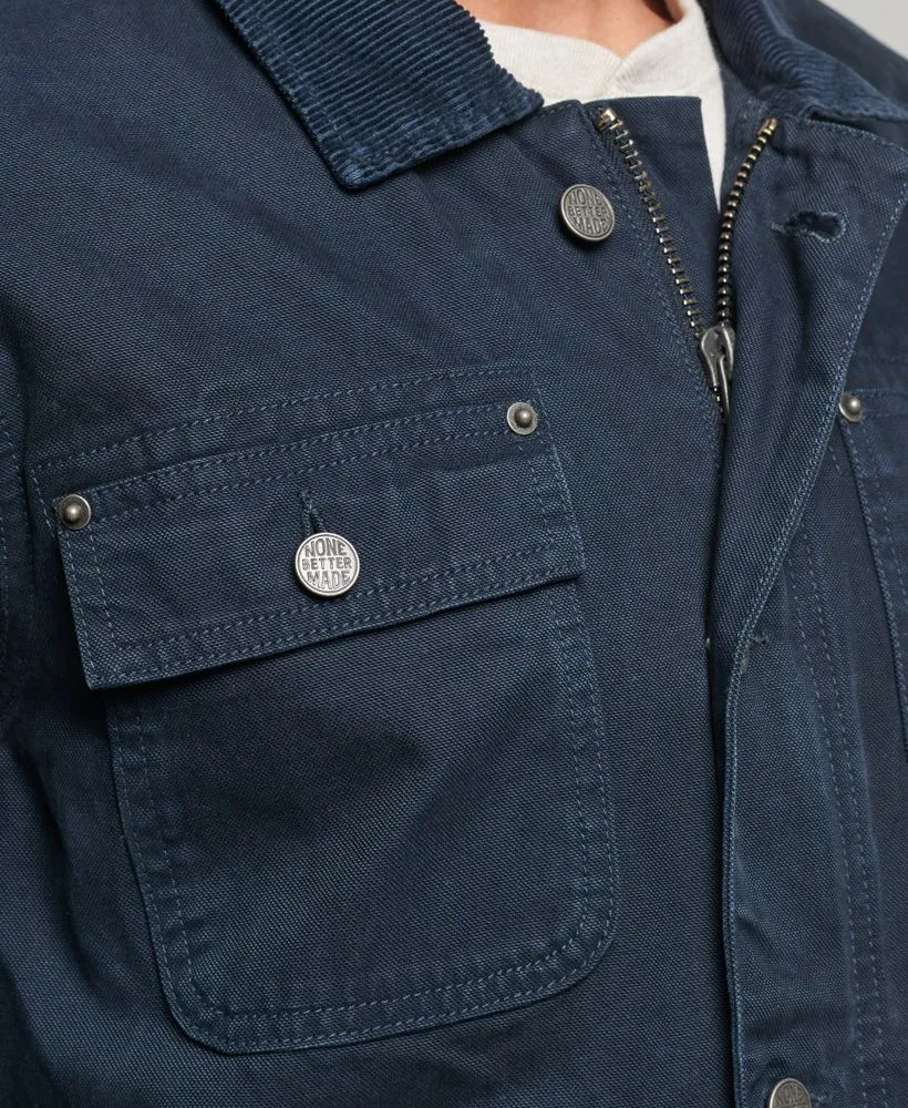 Eclipse Navy Superdry Vintage Ranch Canvas Jacket