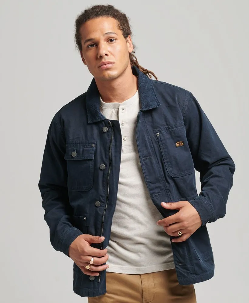 Eclipse Navy Superdry Vintage Ranch Canvas Jacket