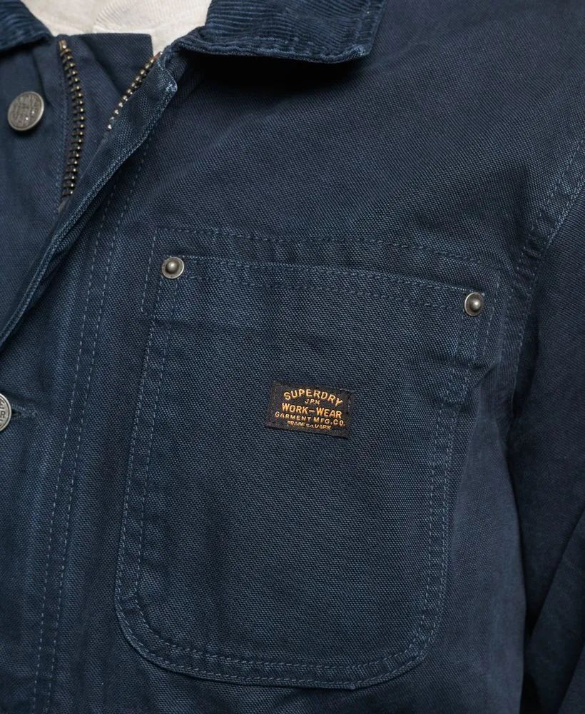 Eclipse Navy Superdry Vintage Ranch Canvas Jacket