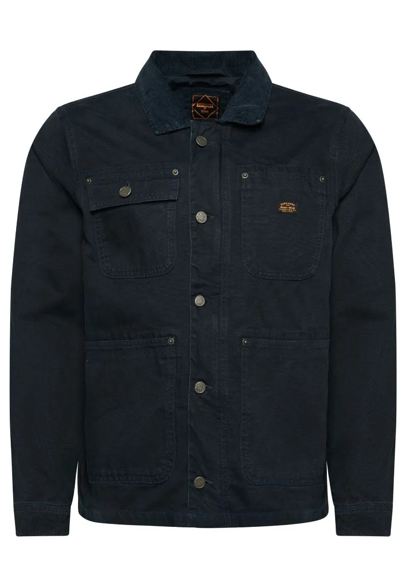 Eclipse Navy Superdry Vintage Ranch Canvas Jacket