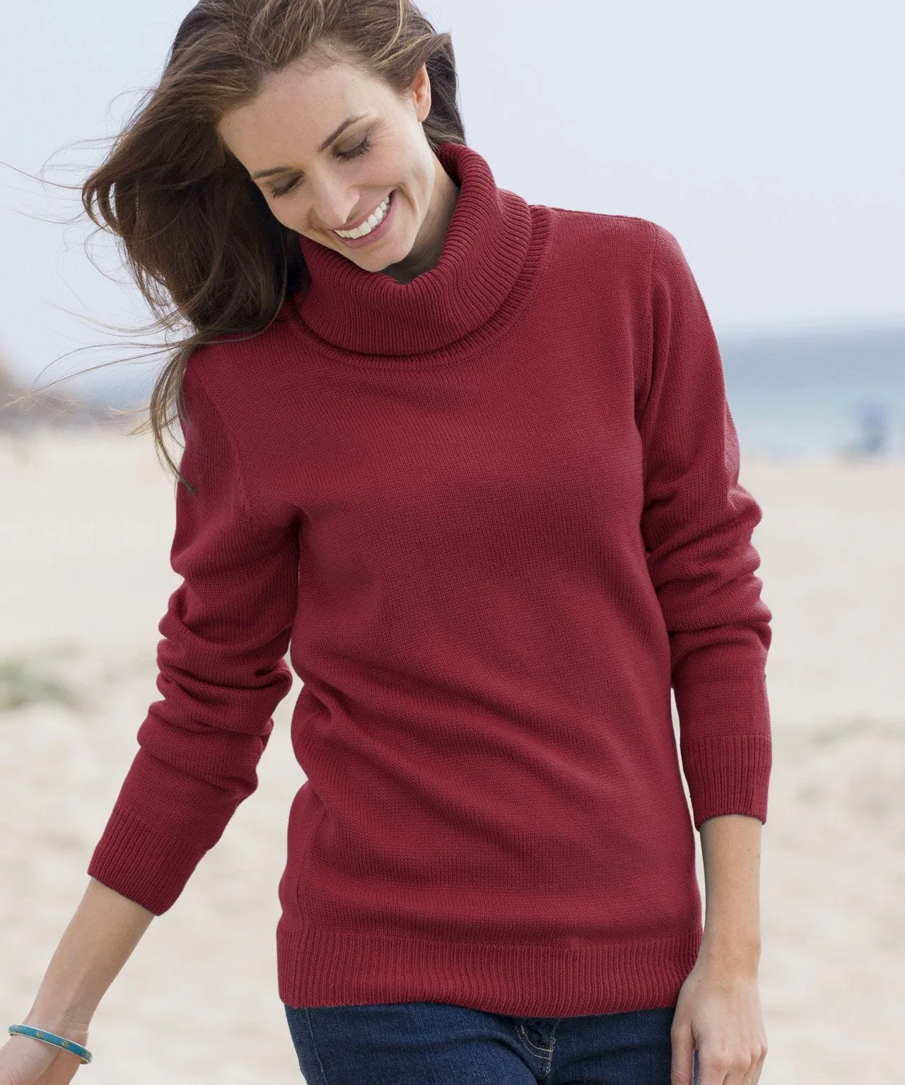 Sweater with Cowl Neck