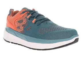 Teal and Coral Women's Sneakers