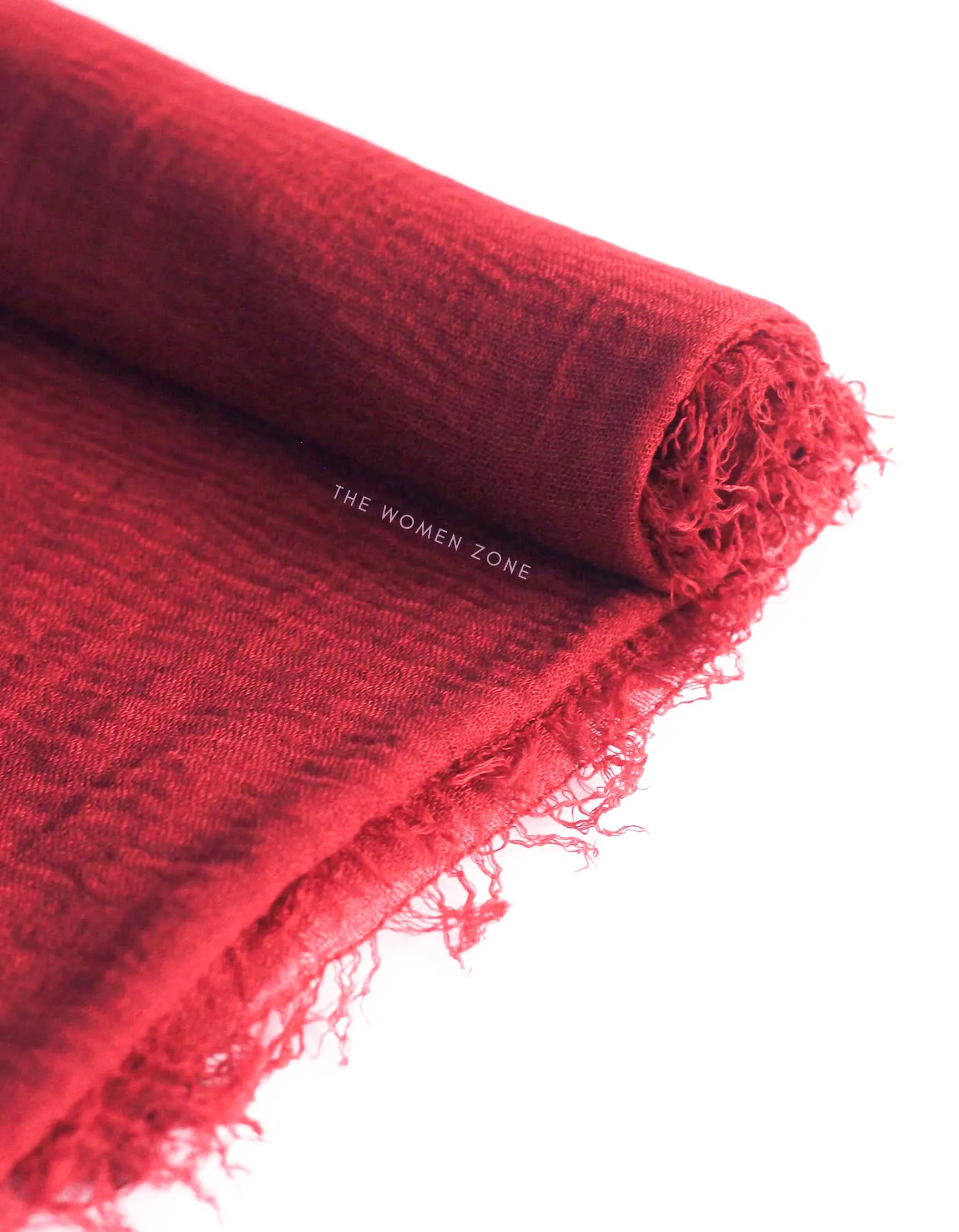 Textured Red Hijab