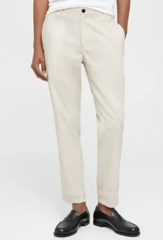 Theory Sand Linen Pant.