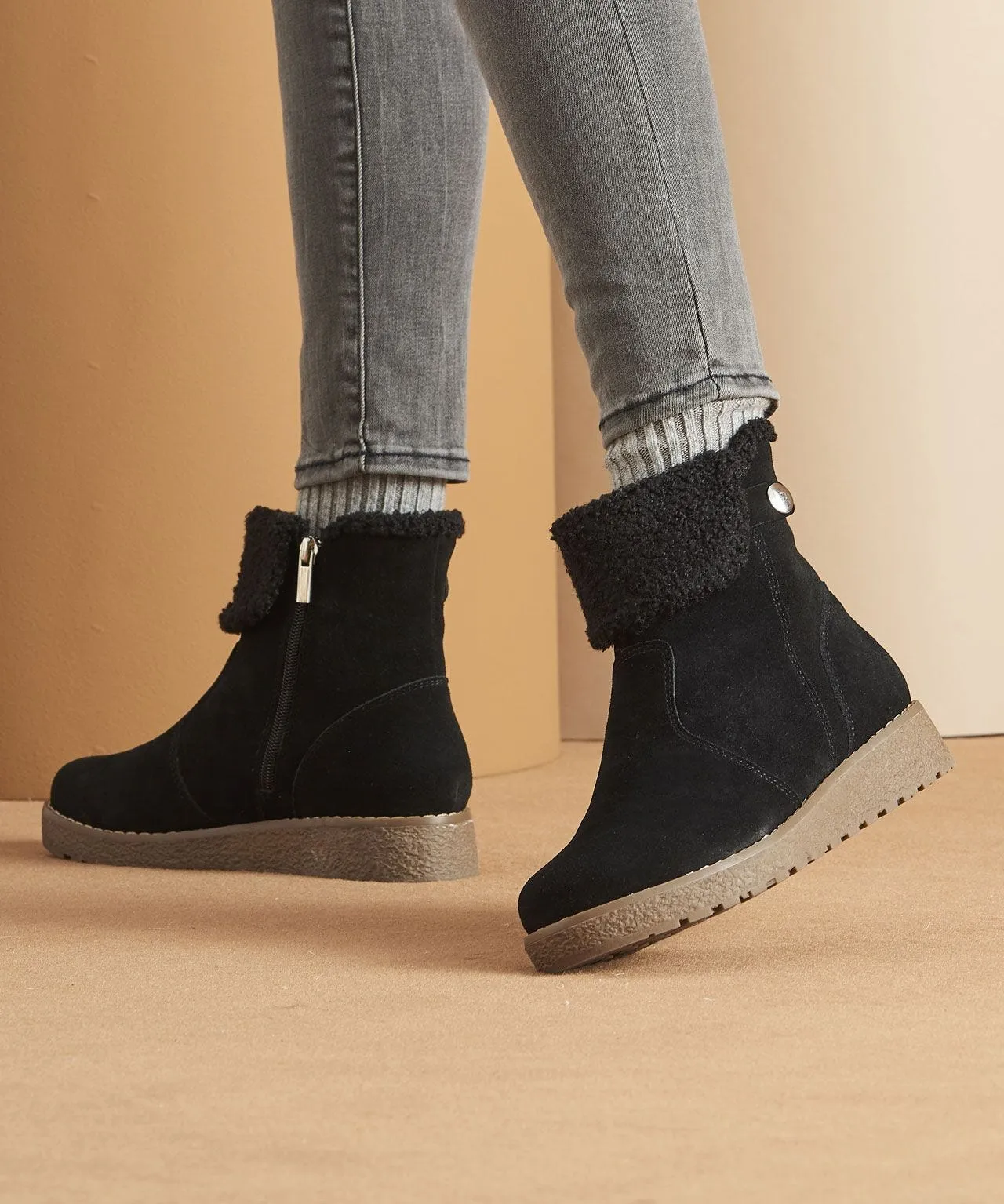 Thermolactyl Winter Suede Boots