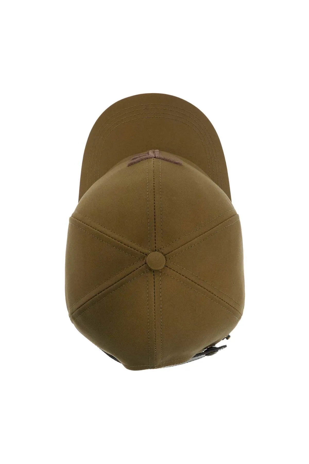 Tom Ford Khaki Baseball Cap Embroidered