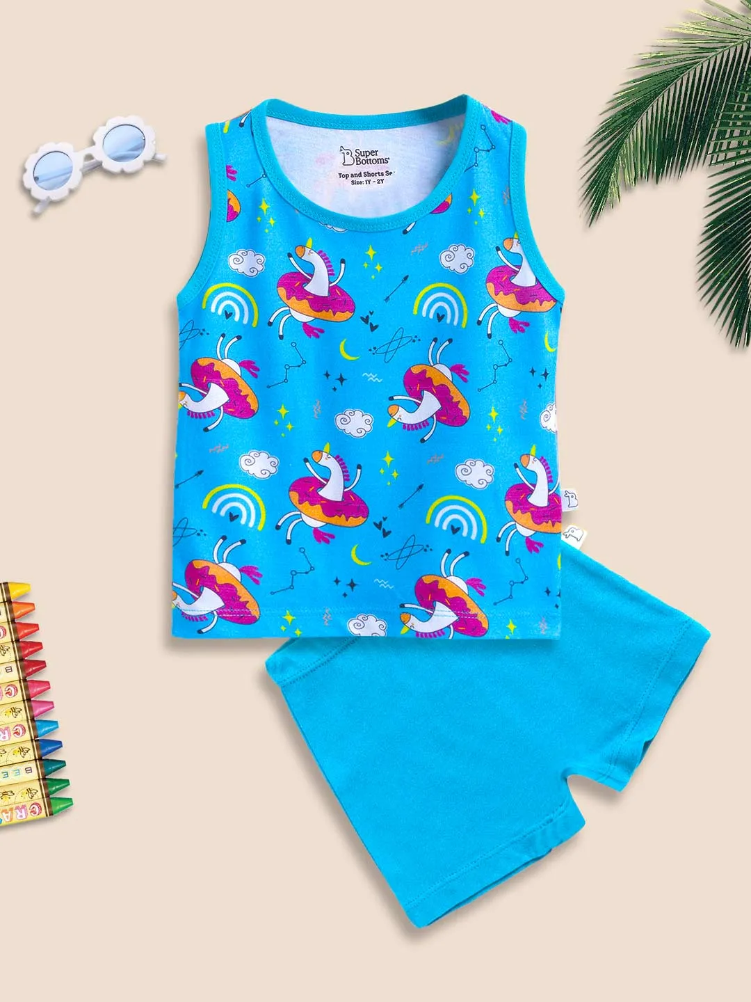 Dancing Dreams Top and Shorts Set for 2-4 Year Olds