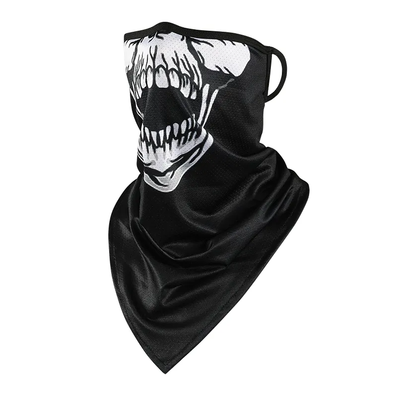 Variety Print Outdoor Scarf Mask Head Bandanas Face Masks Men Women