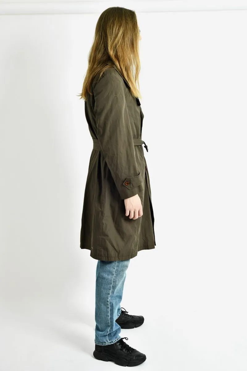 Retro 80s Vintage Trench Coat