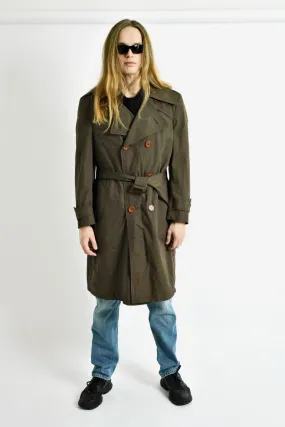 Retro 80s Vintage Trench Coat