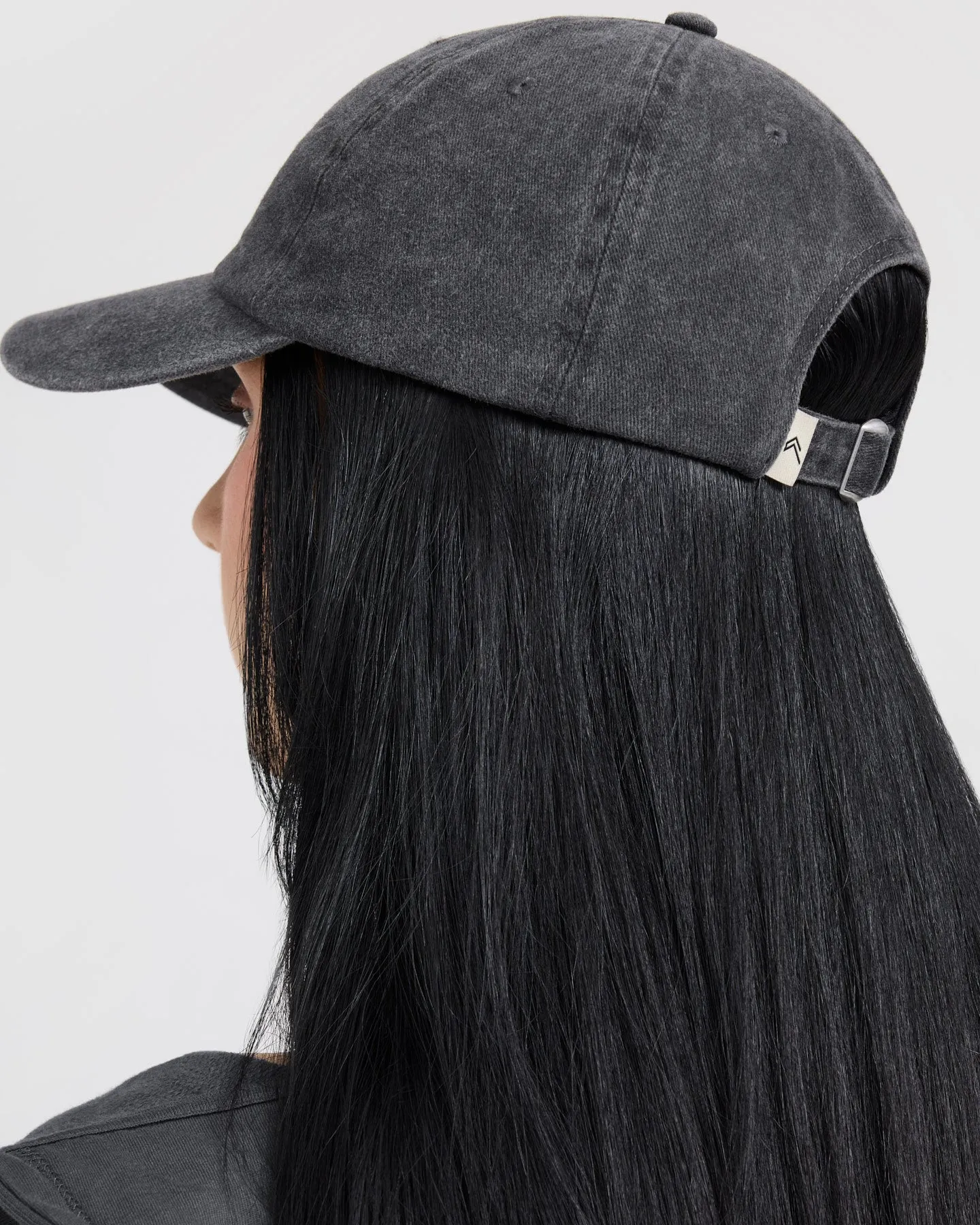 Vintage Wash Baseball Cap in Coal Gray