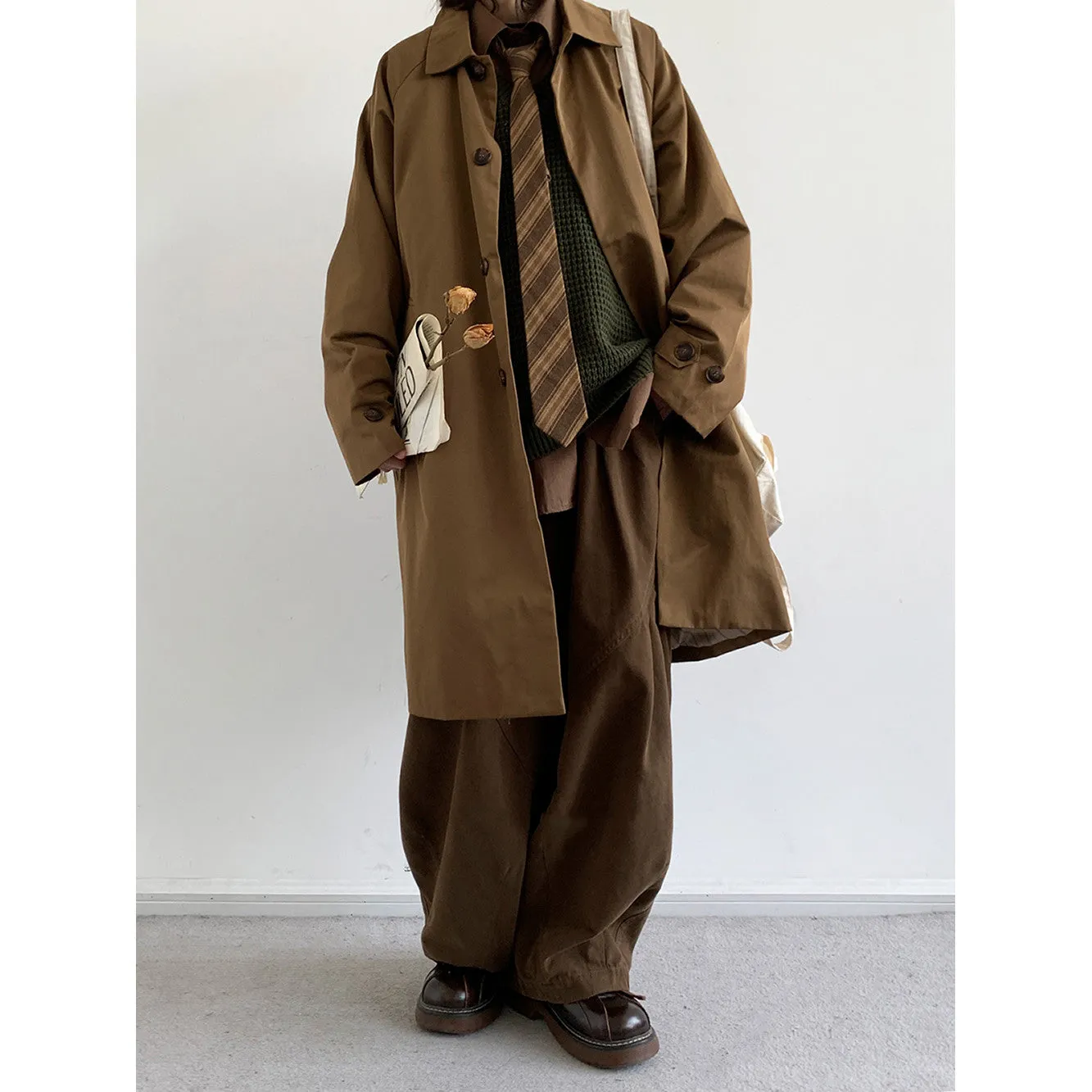 Vintage Workwear Trench Coat