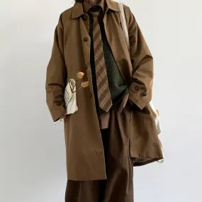 Vintage Workwear Trench Coat