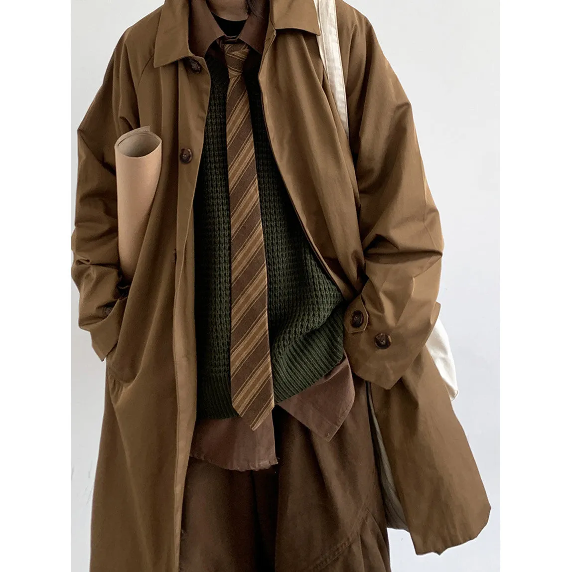 Vintage Workwear Trench Coat