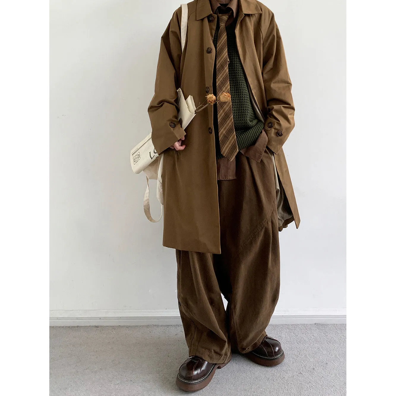 Vintage Workwear Trench Coat