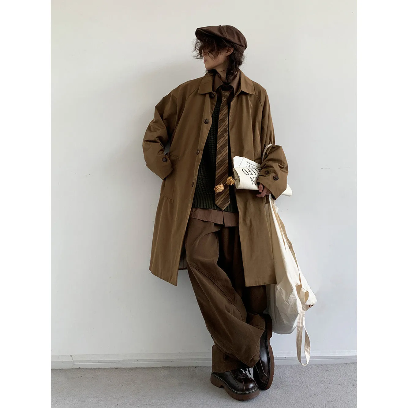 Vintage Workwear Trench Coat