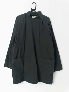 Vintage Levis Jacket Black Raincoat for Women - Large