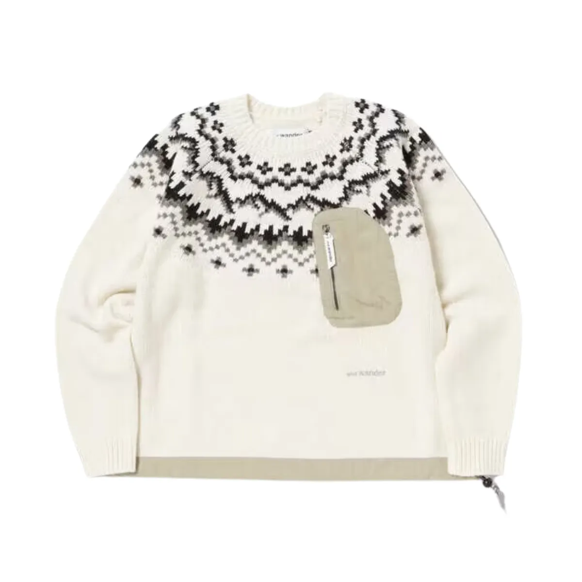 wander Lopi Knit Sweater Off White women - 1 result !getTitle Lopi Knit Sweater - Off White | wander Women