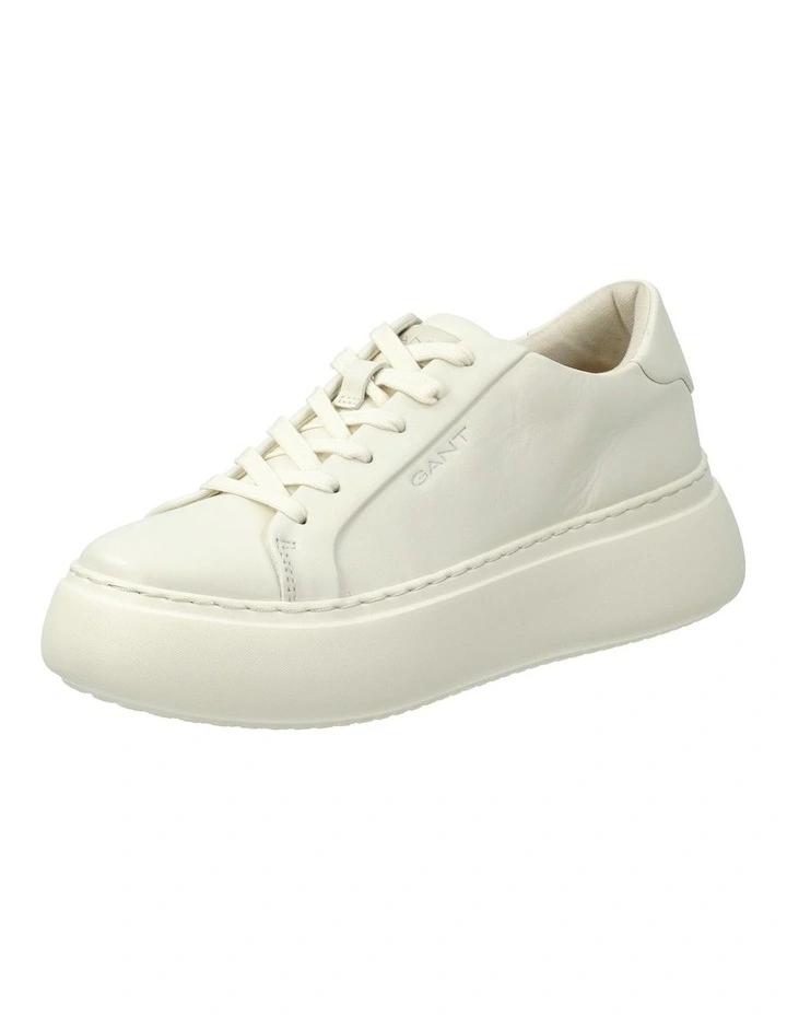 White Jennise Leather Sneaker