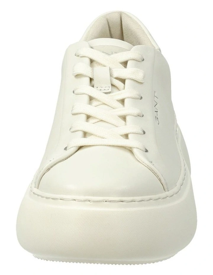 White Jennise Leather Sneaker