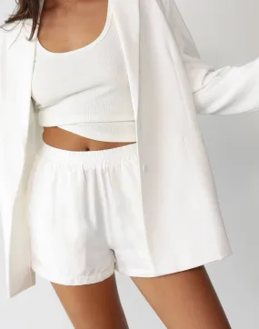 White Mini Shorts