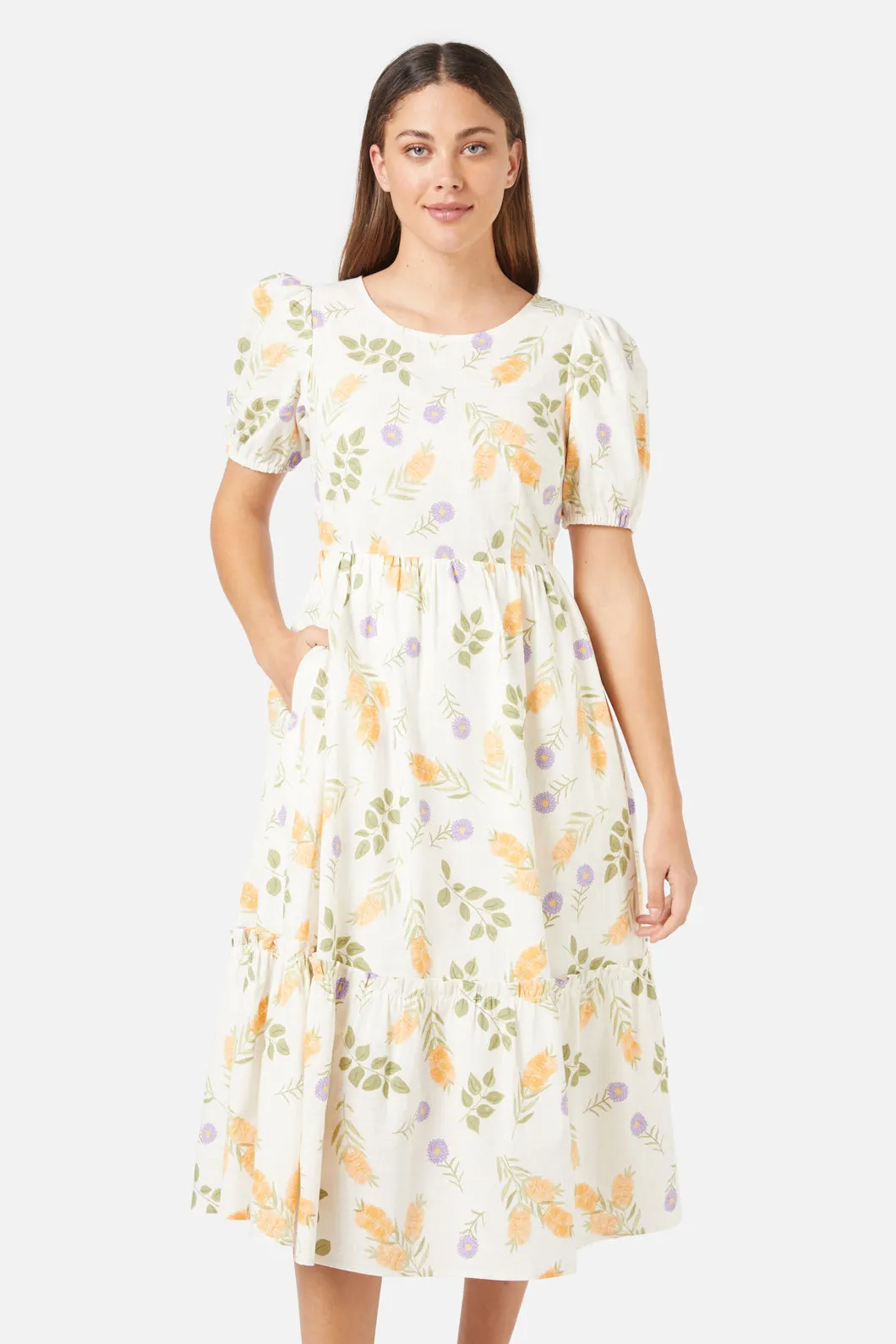 Wild Flower Midi Dress