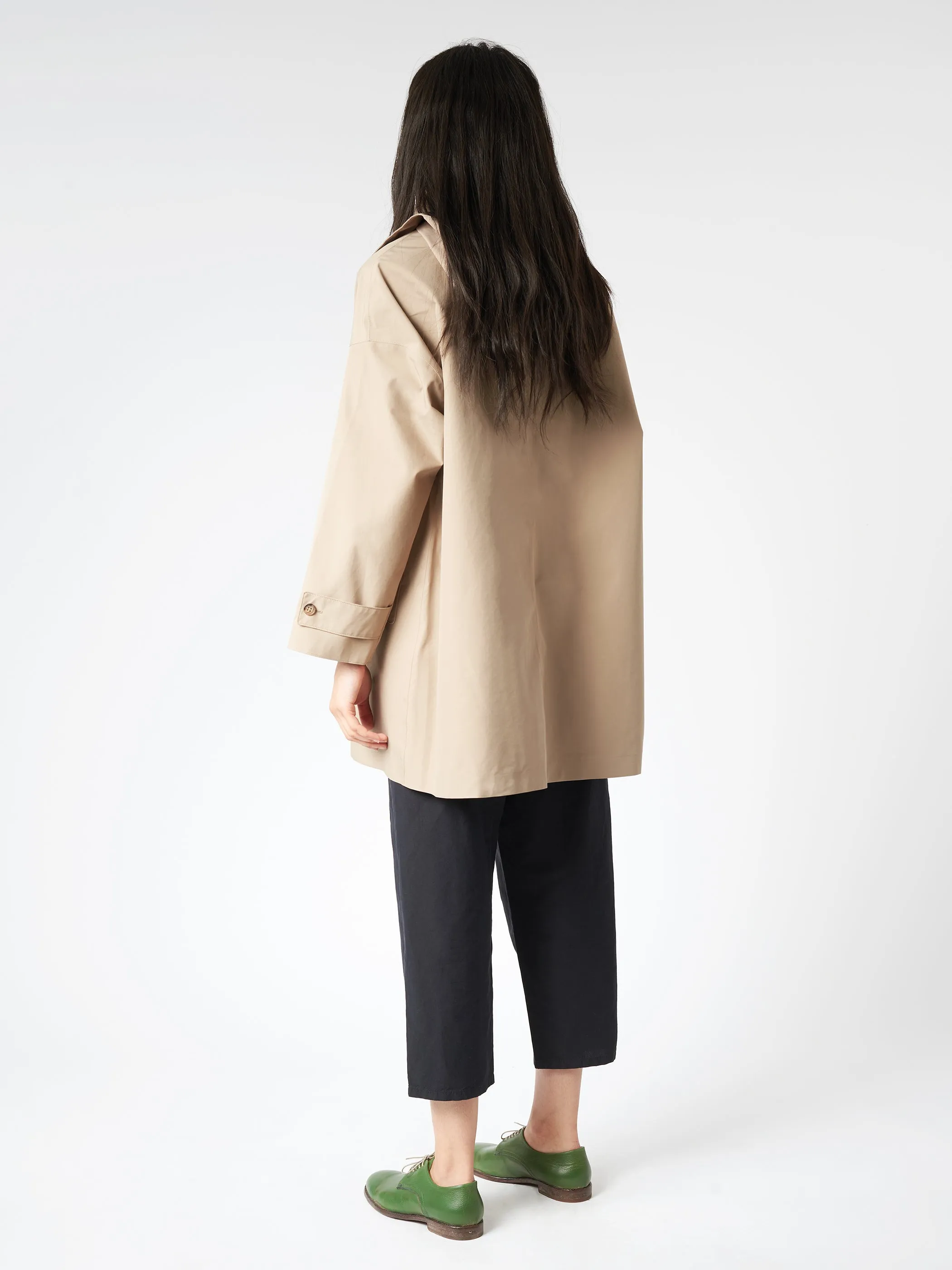 Women's Hooded Balmacaan Coat