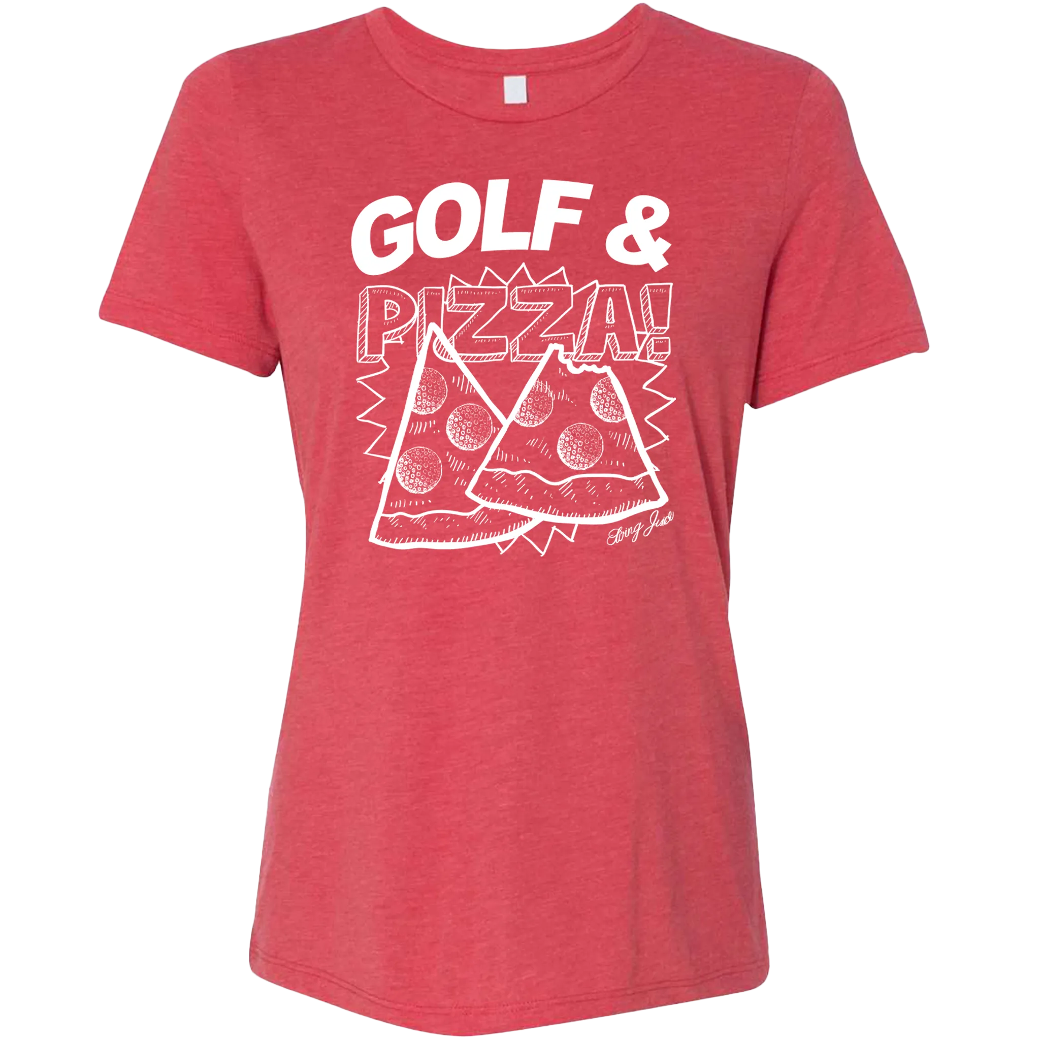 Women's Golf and Pizza T-Shirt