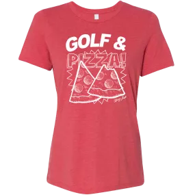 Women's Golf and Pizza T-Shirt