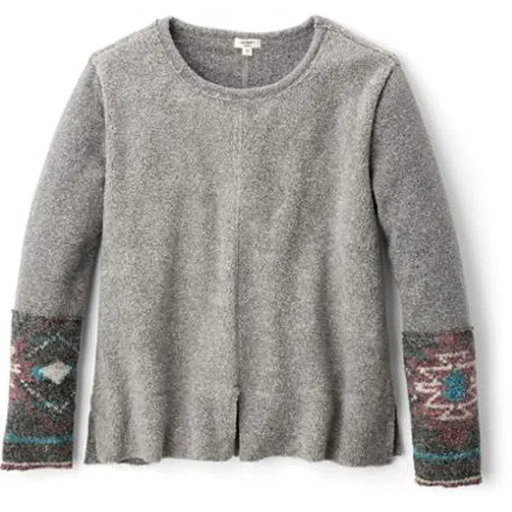 Women's Heathered Melange Crew Neck Sweatshirt - Dylan