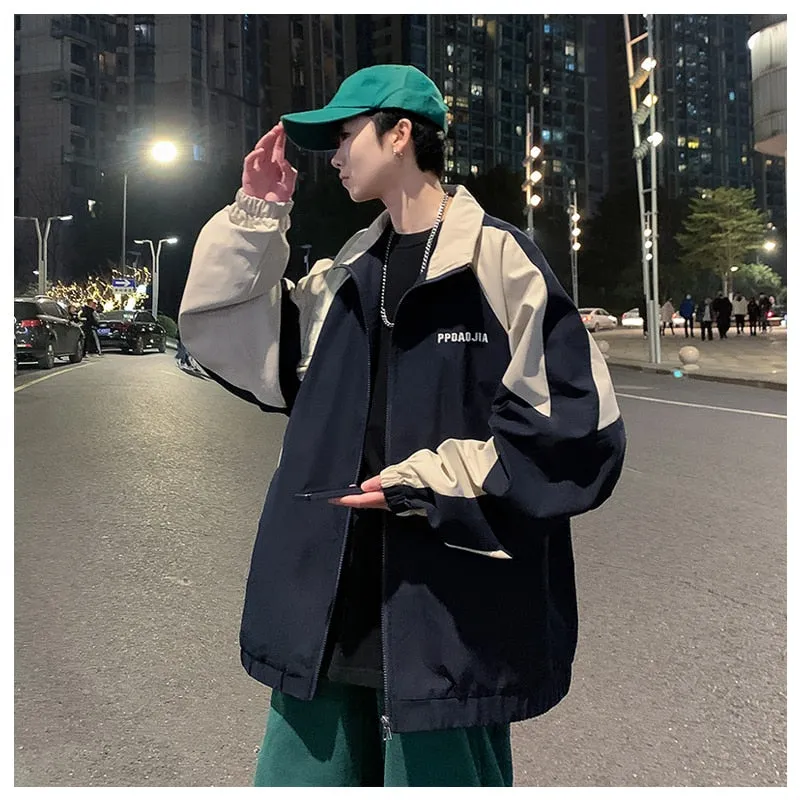 Xituodai Men's Streetwear Jackets & Coats | Oversized Casual Spring Clothing for Men | Fashionable Male Outerwear