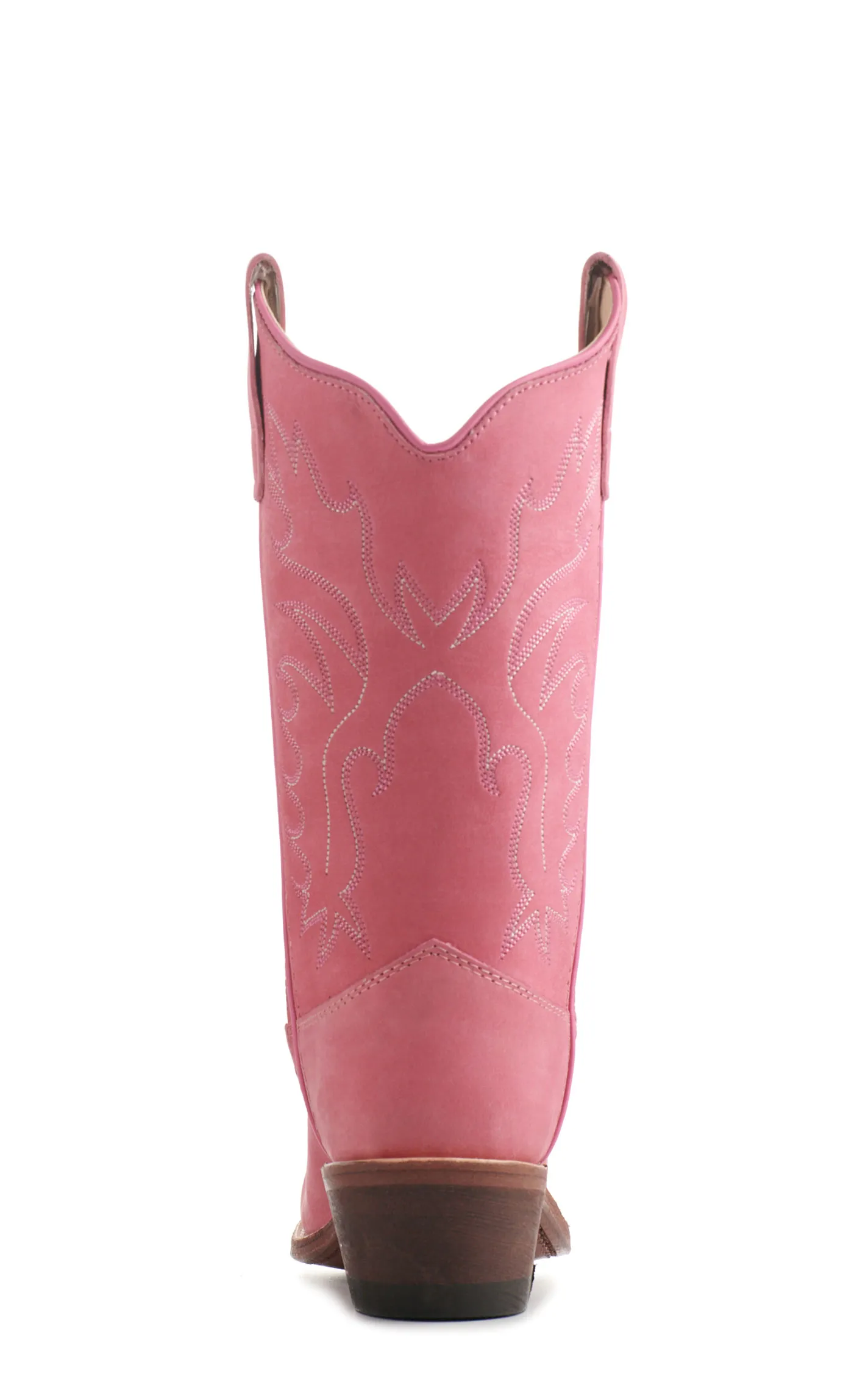 Youth Pink Snip Toe Cowboy Boots