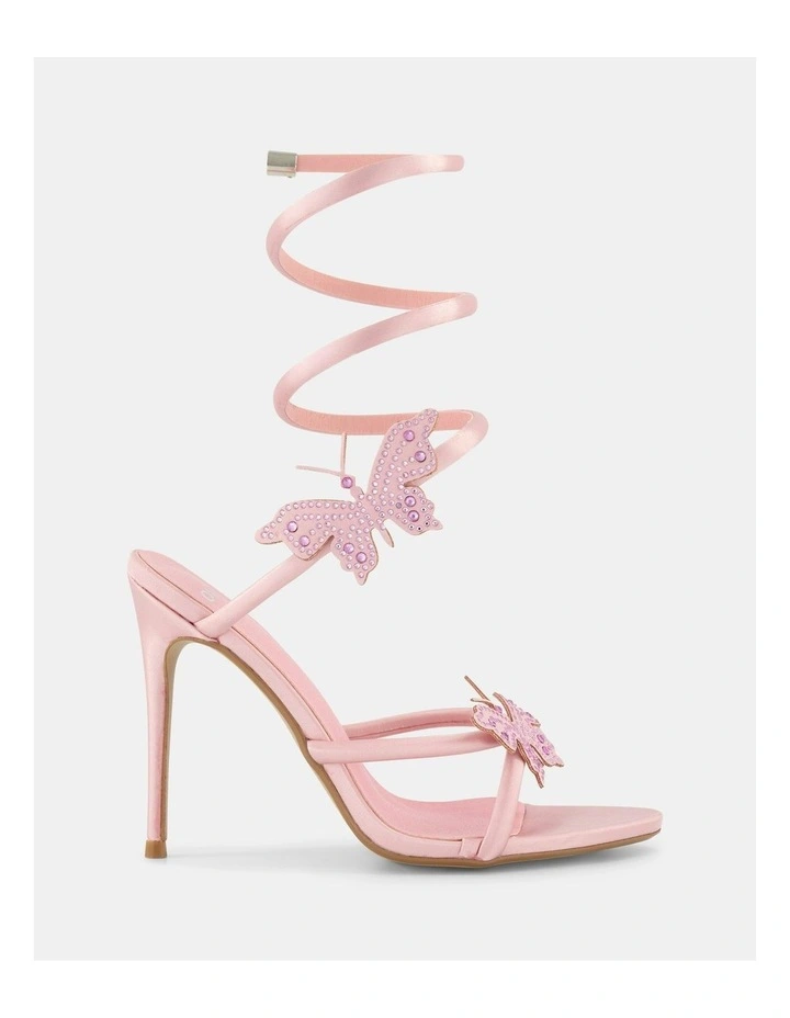 Zaisha Soft Pink Heeled Sandals