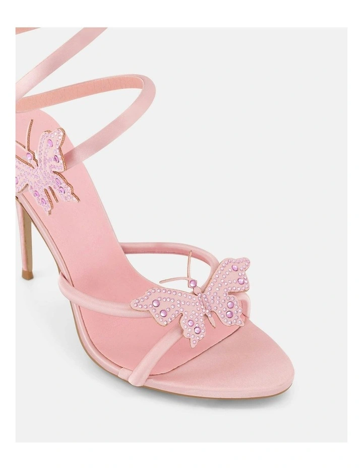 Zaisha Soft Pink Heeled Sandals