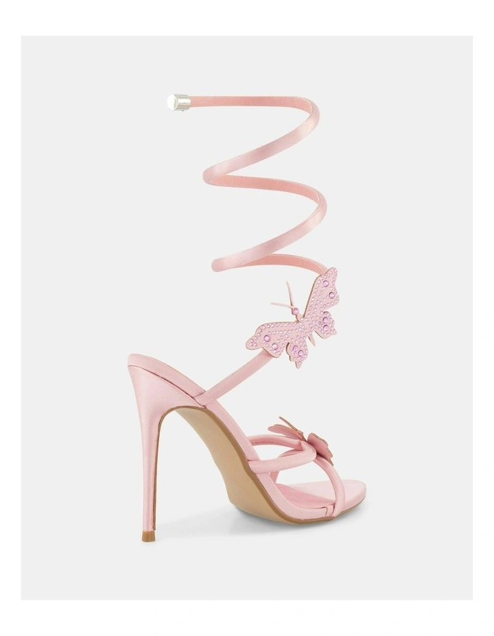 Zaisha Soft Pink Heeled Sandals