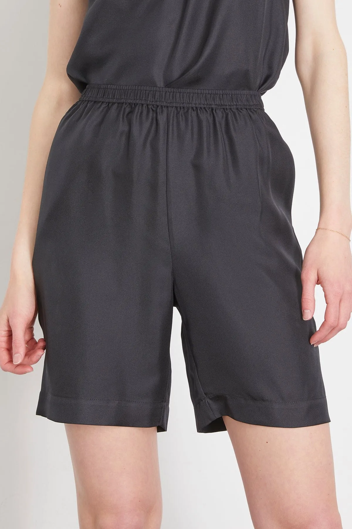 Black Zinia Shorts