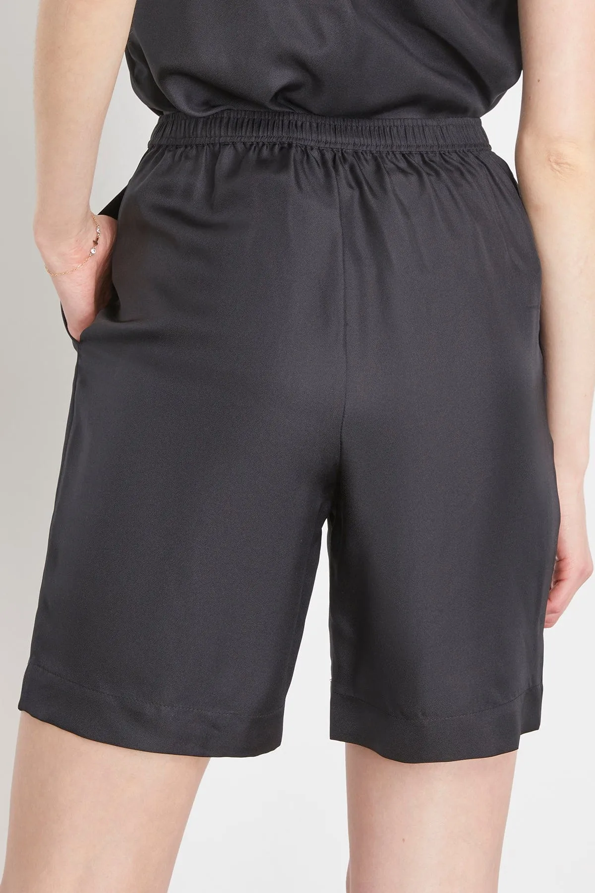 Black Zinia Shorts