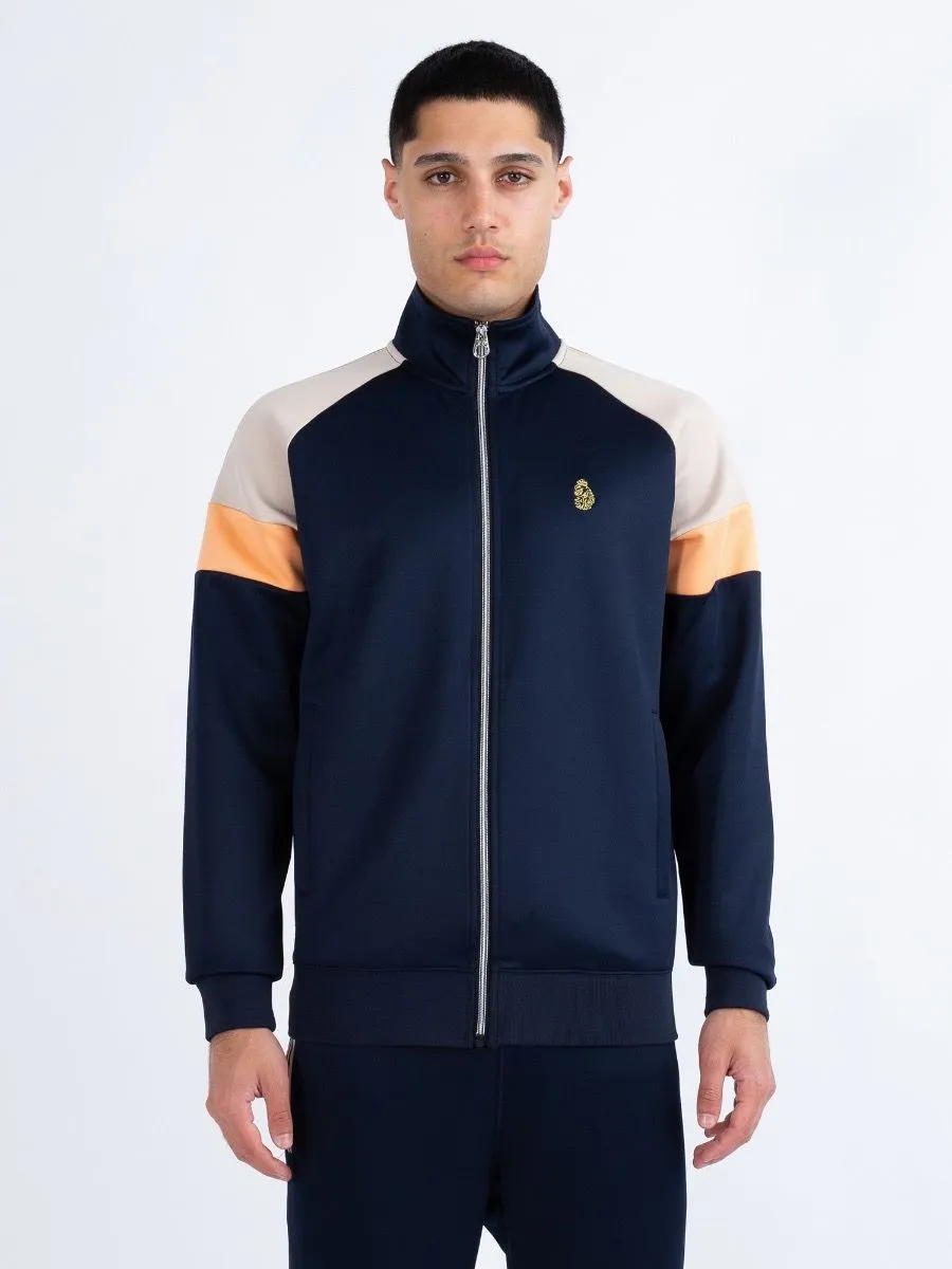 Zip Track Jacket Dark Navy