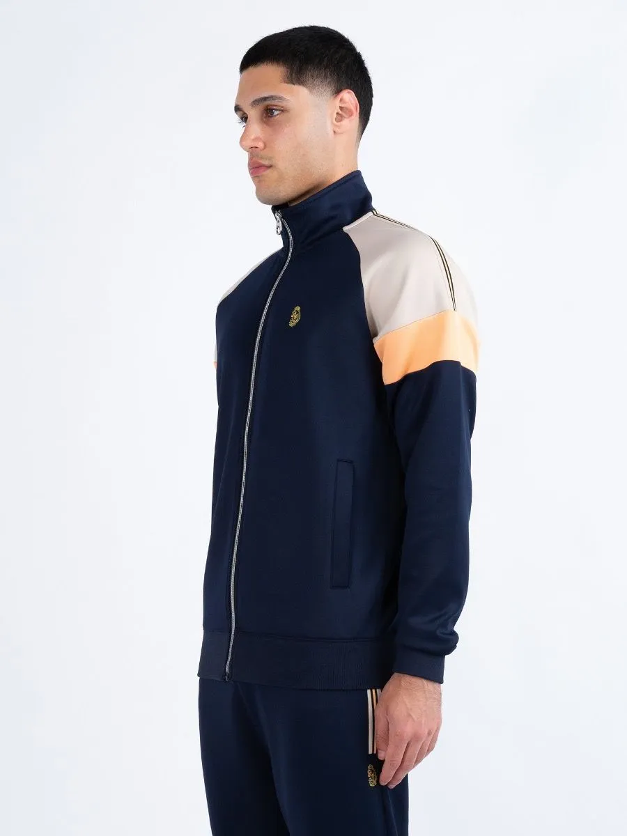 Zip Track Jacket Dark Navy