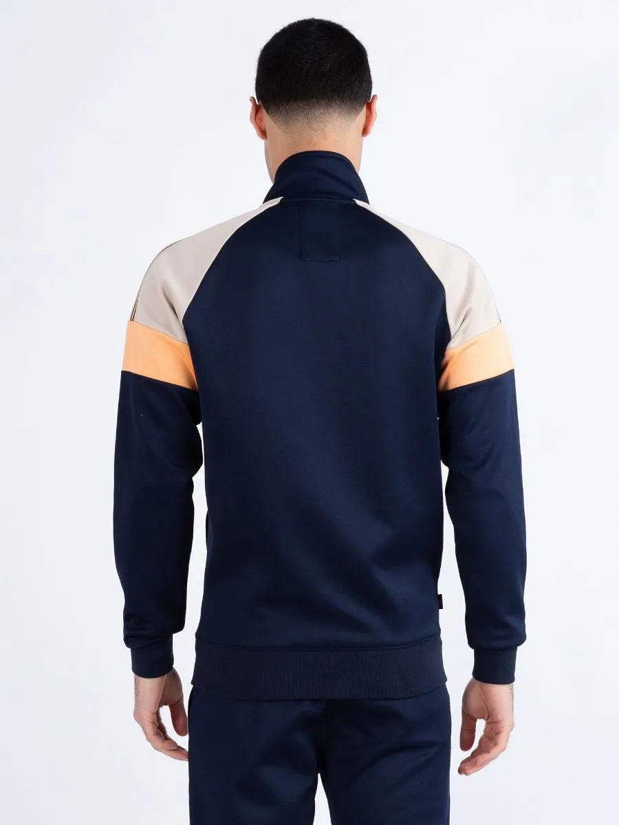 Zip Track Jacket Dark Navy